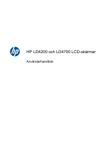 HP LD4200 42-inch Widescreen LCD Digital Signage Display Användarmanual