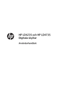 HP LD4235 41.92-inch LED Digital Signage Display Användarguide