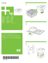 HP LaserJet 500-sheet Input Tray Användarguide
