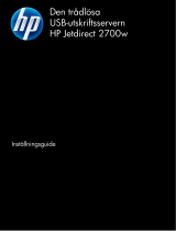 HP Jetdirect 2700w USB Wireless Print Server Installationsguide