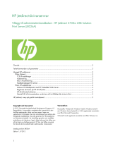 HP Jetdirect 2700w USB Wireless Print Server Användarmanual