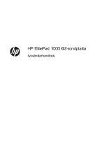 HP ElitePad 1000 G2 Healthcare Base Model Tablet Användarmanual