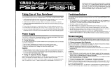 Yamaha PortaSound PSS-16 Bruksanvisning
