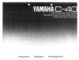 Yamaha C-40 Bruksanvisning