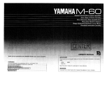 Yamaha M-60 Bruksanvisning