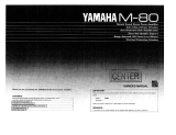 Yamaha M-80 Bruksanvisning