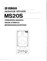 Yamaha MS20S Bruksanvisning