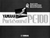 Yamaha PC-100 Bruksanvisning