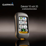 Garmin Dakota 10 Användarmanual