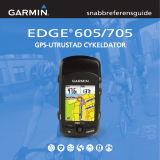 Garmin Edge® 605 Användarguide