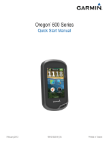 Garmin Oregon 600t,GPS,Topo Canada Användarmanual