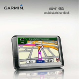 Garmin nuvi 465LMT Användarmanual