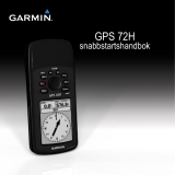 Garmin GPS 72H Användarmanual