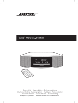 Bose WAVE MUSIC SYSTEM IV Bruksanvisning