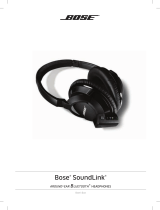 Bose SoundLink® around-ear Bluetooth® headphones Bruksanvisning