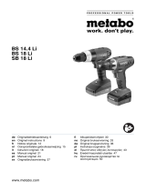 Metabo BS 14.4V Bruksanvisning