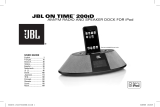 JBL ON TIME 200ID Bruksanvisning