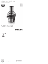 Philips HR1856 Bruksanvisning