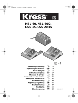 Kress MSL 60 Bruksanvisning