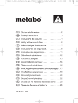 Metabo BA E 1075 Bruksanvisning