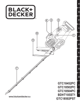 BLACK+DECKER GTC18452PC Bruksanvisning
