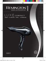 Remington Remington Luxe Compact D2011 Bruksanvisning