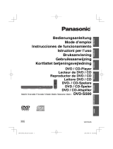 Panasonic DVD-S500EG Bruksanvisning