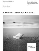 Fujitsu ESPRIMO MOBILE PORT REPLICATOR Bruksanvisning