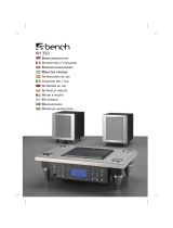 EBENCH EBENCH KH 350 DESIGN AUDIO SYSTEM AVEC LECTEUR DE CD ET RADIO NUMERIQUE Bruksanvisning