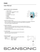 Scansonic PA680 Användarmanual