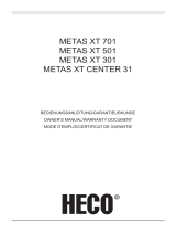 Heco METAS XT 301 Bruksanvisning