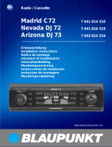 Blaupunkt Madrid C72 Bruksanvisning