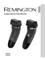 Remington Rasoir Pour Homme Xf8505 Rasoir À Grille Tondeuse Noir, Gris Bruksanvisning