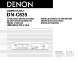 Denon DN-C635 Bruksanvisning
