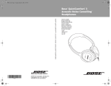 Bose CASQUE QUIETCOMFORT 3 Bruksanvisning