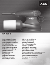AEG EX 125 E Bruksanvisning