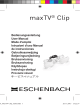 Eschenbach MaxTV Clip Användarmanual