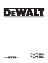 DeWalt DW729KN Bruksanvisning