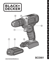Black & Decker BCD001 Bruksanvisning