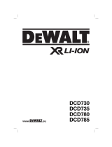 DeWalt DCD785L T 1 Bruksanvisning
