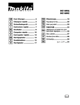 Makita MAKSTAR DC18RA Användarmanual