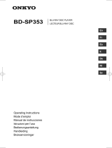 ONKYO BD-SP353 Operating Instructions Manual