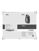 Bosch WEU PDO 6 Original Instructions Manual