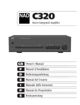 NAD C320 Bruksanvisning