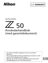 Nikon Z 50 Användarmanual