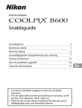 Nikon COOLPIX B600 Snabbstartsguide