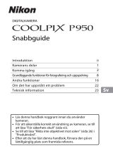 Nikon Coolpix P950 Snabbstartsguide