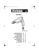 Kress 450 bs Bruksanvisning