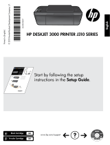 HP Deskjet 3000 Printer series - J310 Bruksanvisning
