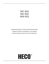 Heco INC 802 Bruksanvisning